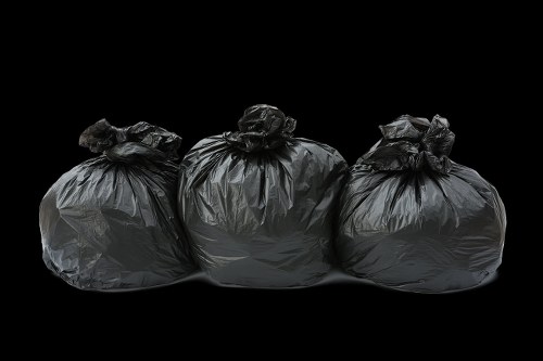 Builders waste removal services in action